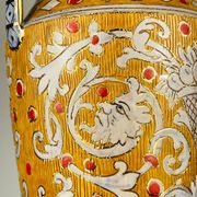 Antique ceramic vase by Serafino Volpi for Deruta, Italy, 1950s.