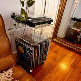 Meuble hi-fi range vinyle vintage David lange