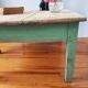 Table basse de ferme patinée