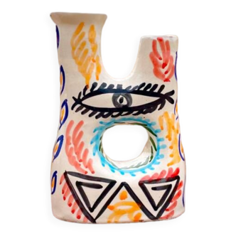 Hand painted Berber vase