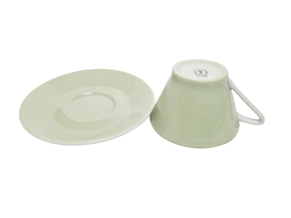Postmodern cup and saucer, Austria, 1960s, set of 2