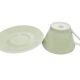 Postmodern cup and saucer, Austria, 1960s, set of 2