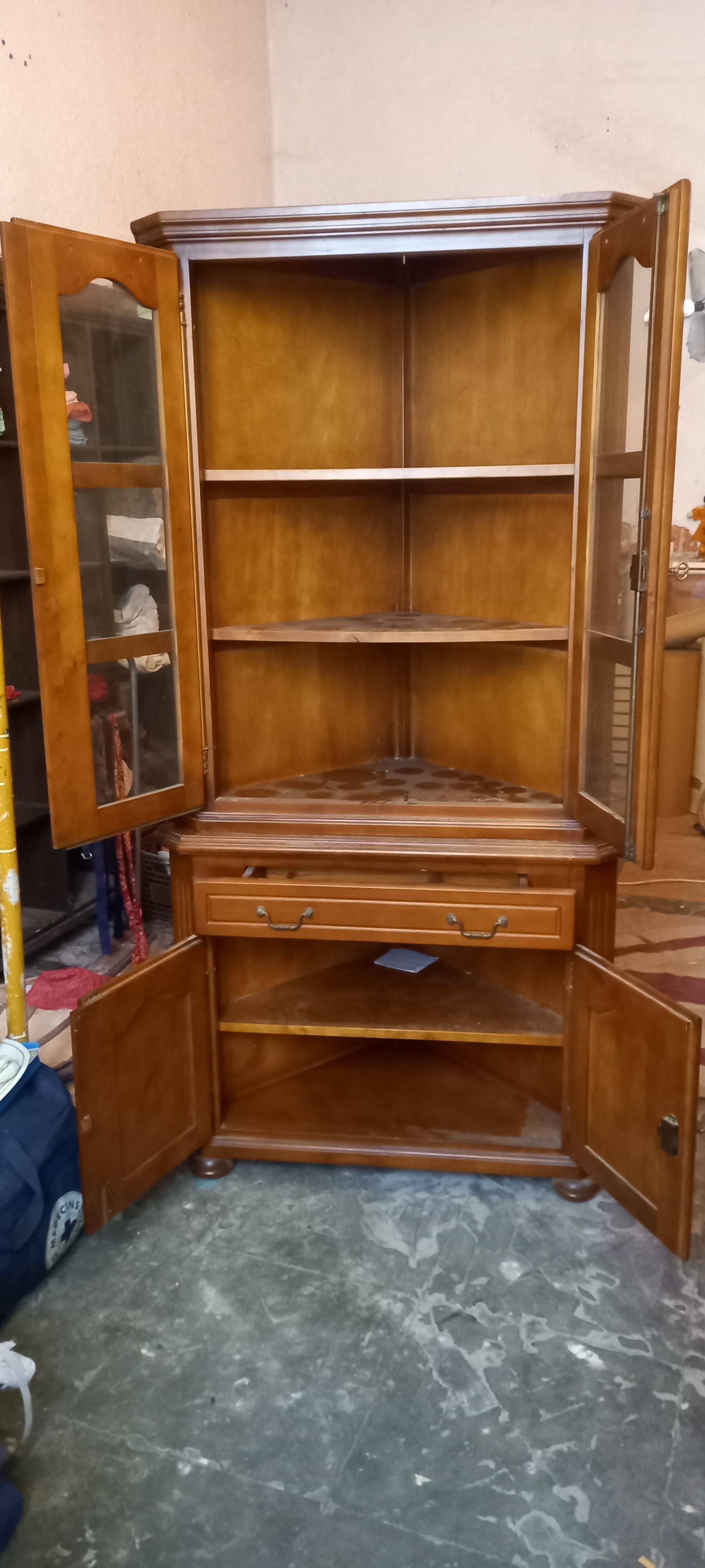 corner sideboard / glass china cabinet