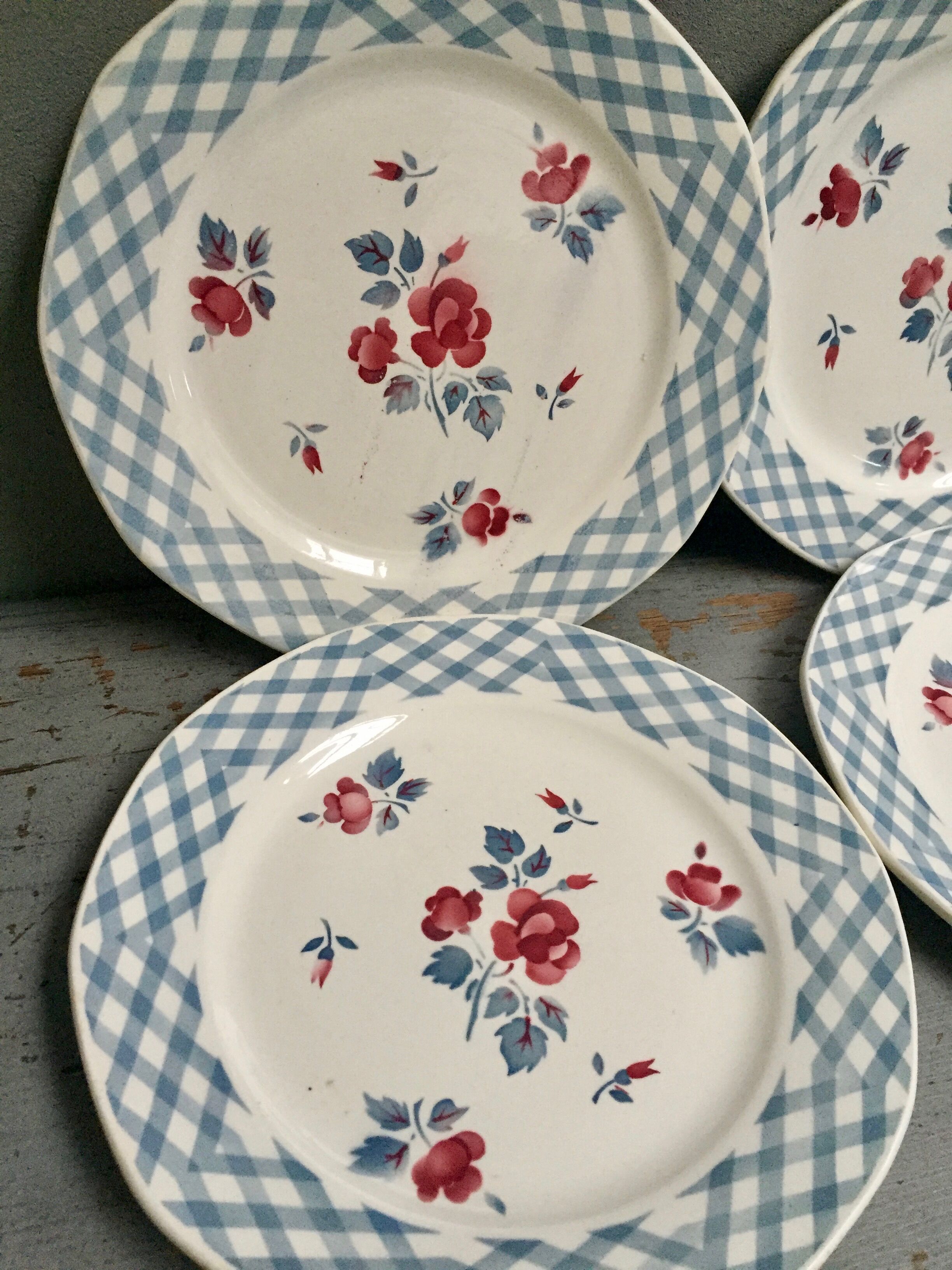 Digoin Sarreguemines plates