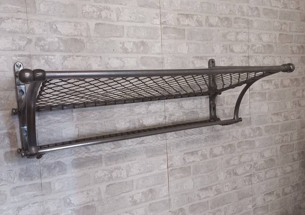 Old train luggage rack