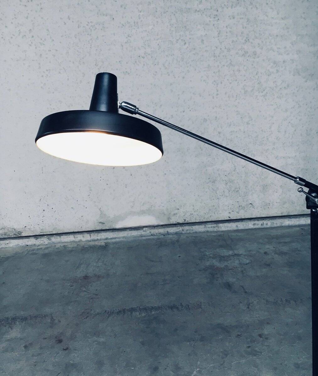 Mid-Century Modern Counterbalance Floor Lamp by Boulanger, Belgium, 1960s