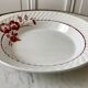 Plat creux Saint-Amand petites fleurs roses années 30
