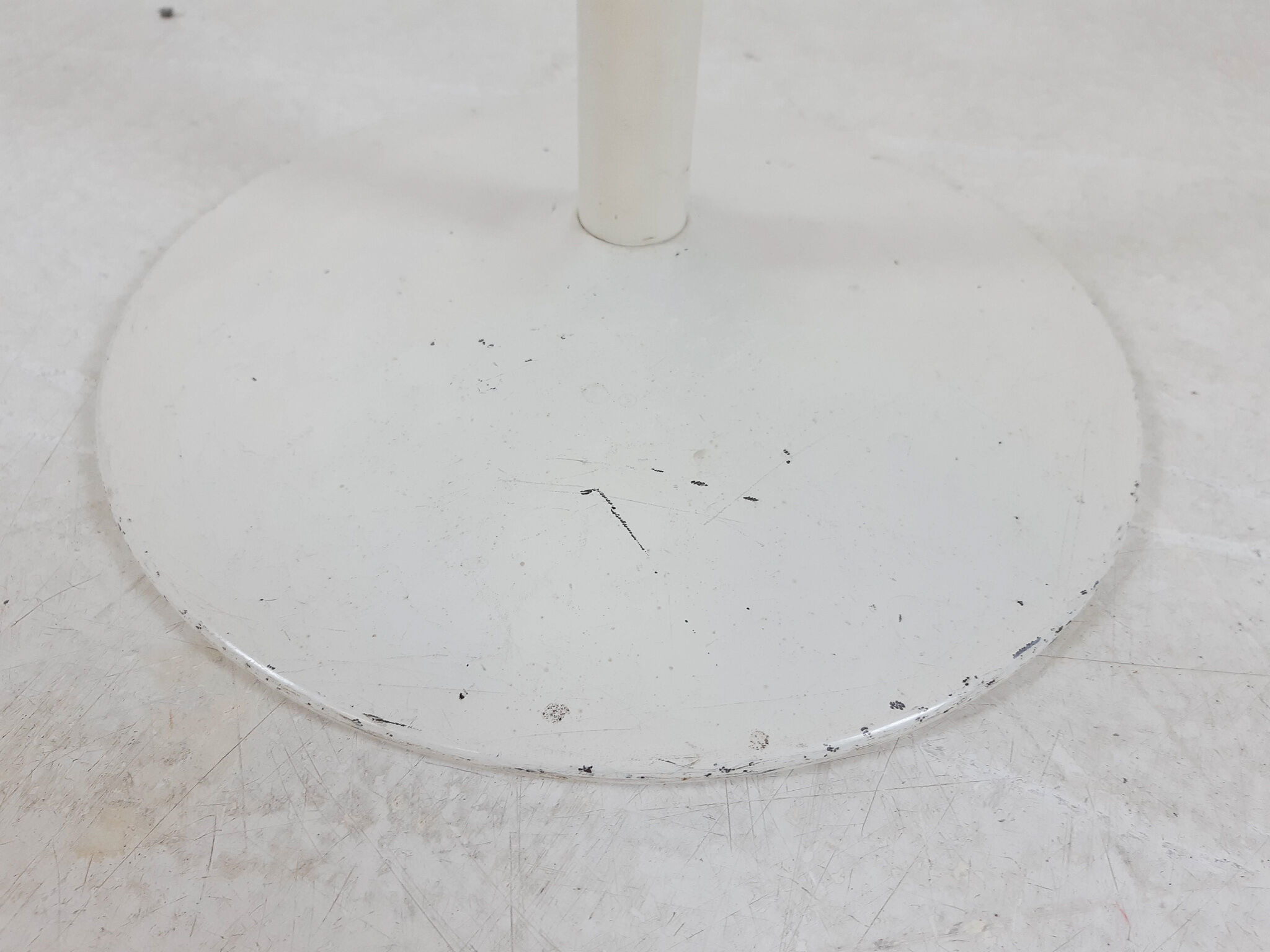 Tabouret métal et velours