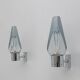 Pair of Mid-century Modern Murano Glass Sconces by Flavio Poli for Seguso
