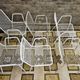 Set of 6 chairs and 1 rocking chair Rio by Emu 1960
