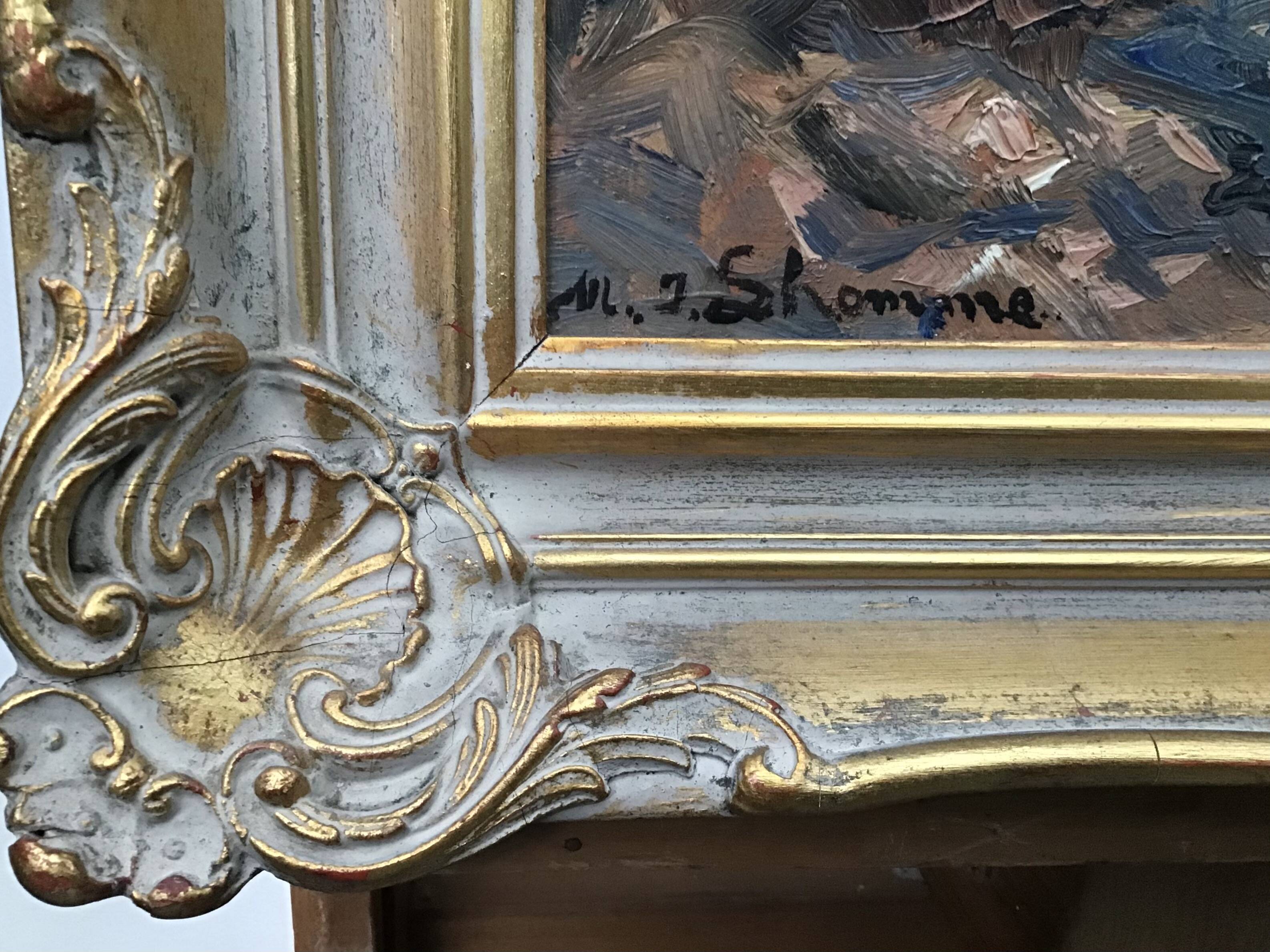 “Stream in the forest” by Modeste-Jean Lhomme. Liège school of landscape