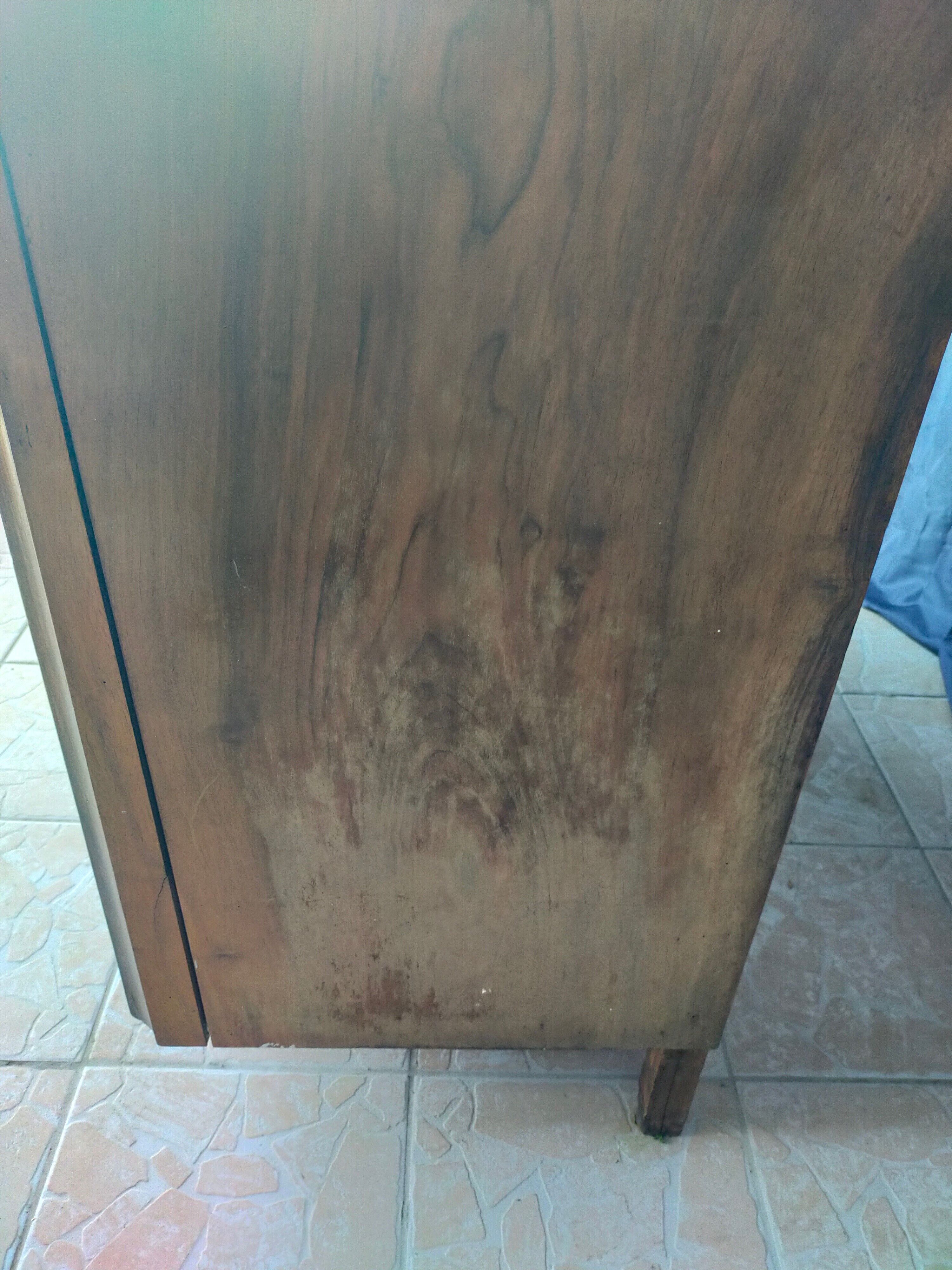 Art Deco walnut chest of drawers