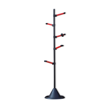 Post modern modular hook coat rack, 1980s