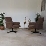 Pair of Czechoslovak swivel chairs year 70