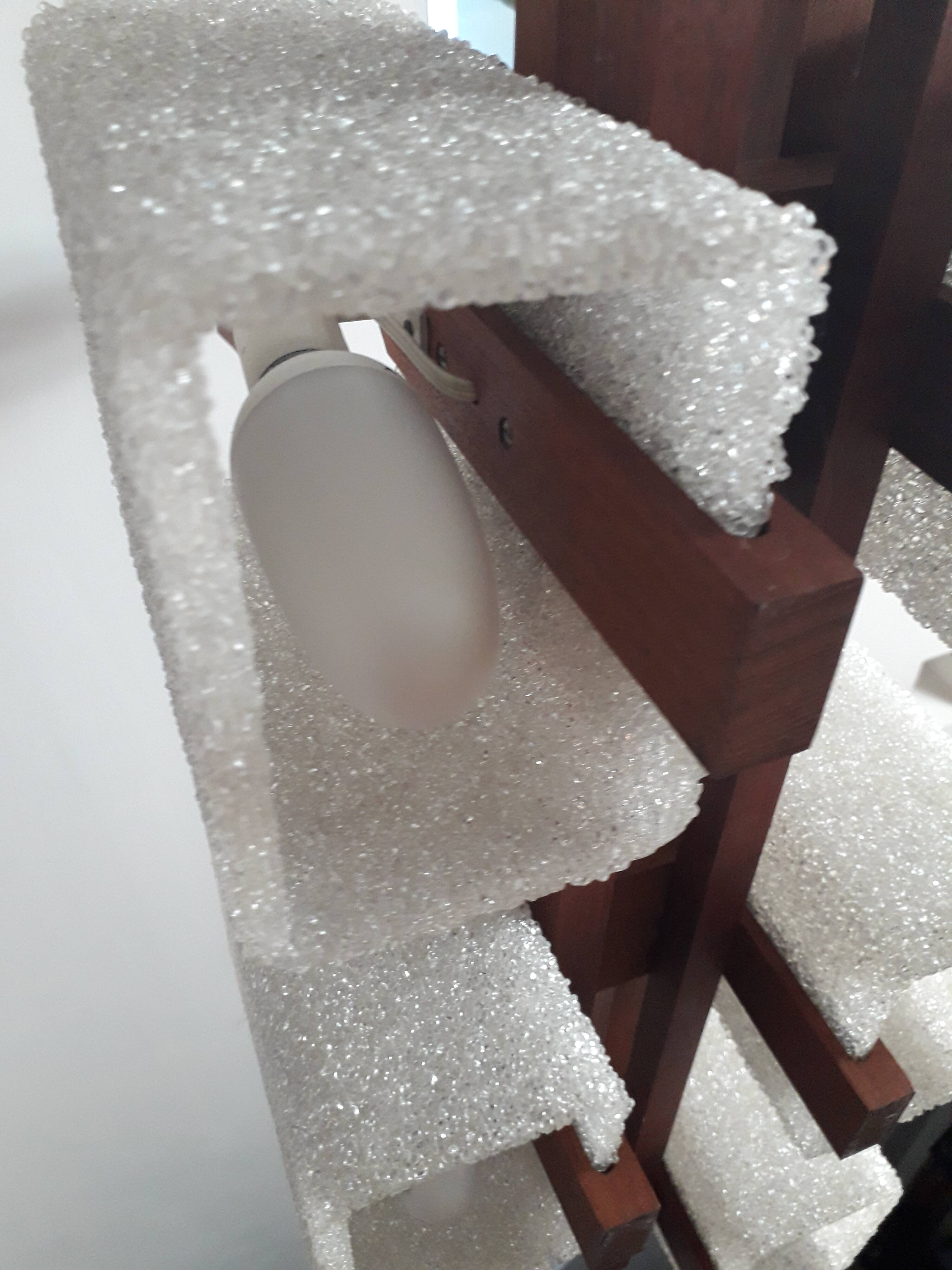 Scandinavian teak and perspex 60's