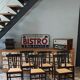Lot de 6 chaises bistrot noir et bois