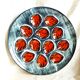Hand-painted oyster and shellfish presentation plate from Pornic.