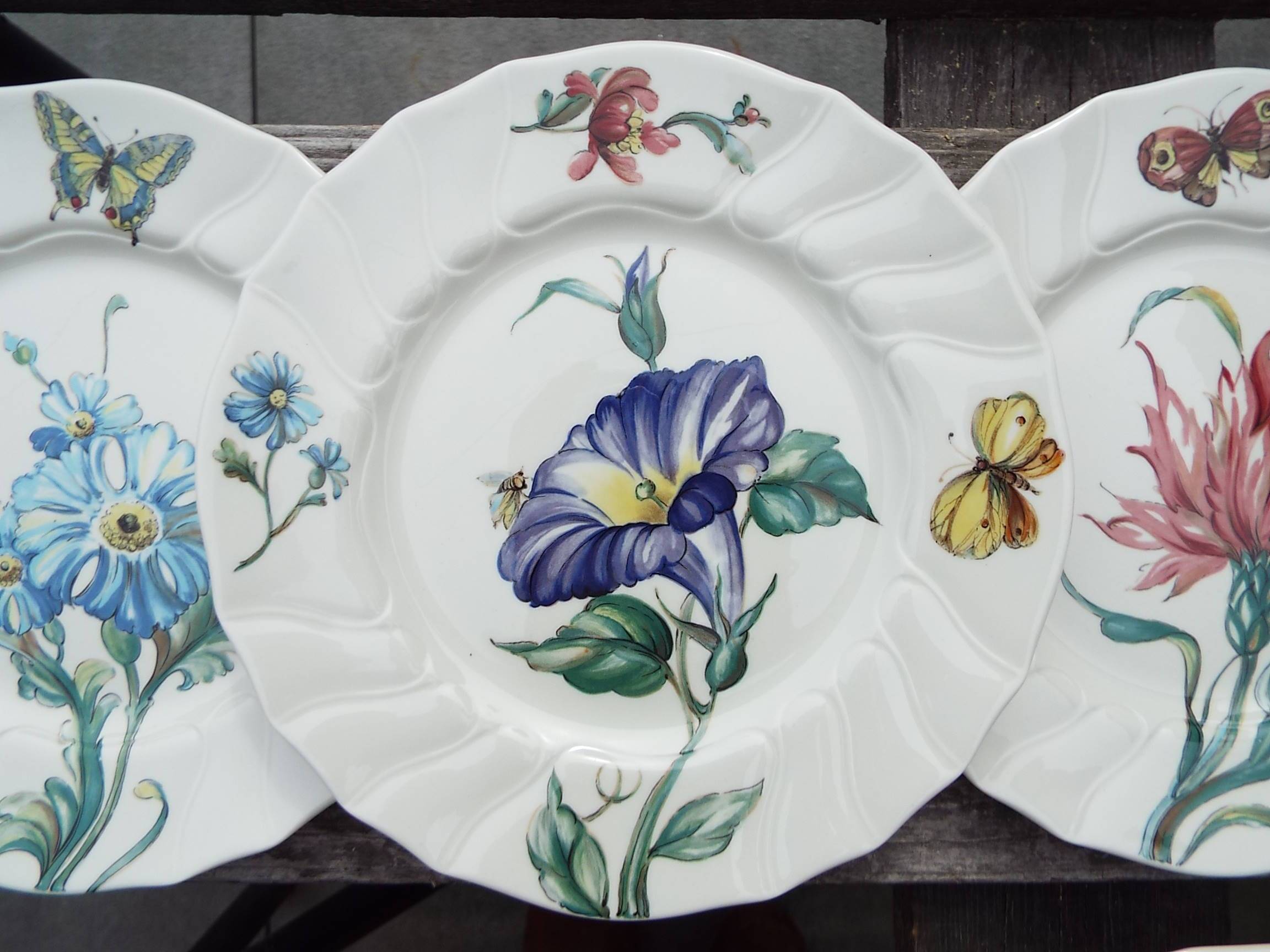 6 dessert plates Villeroy and Boch model Bouquet lot1
