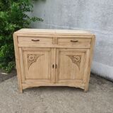Art deco sideboard in natural wood