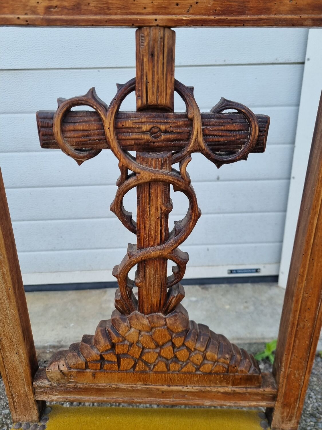 Prayer chair vintage oratory