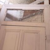 Haussmannian door 83x220 with old glazed transom frame 102x300 chassis