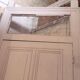 Haussmannian door 83x220 with old glazed transom frame 102x300 chassis