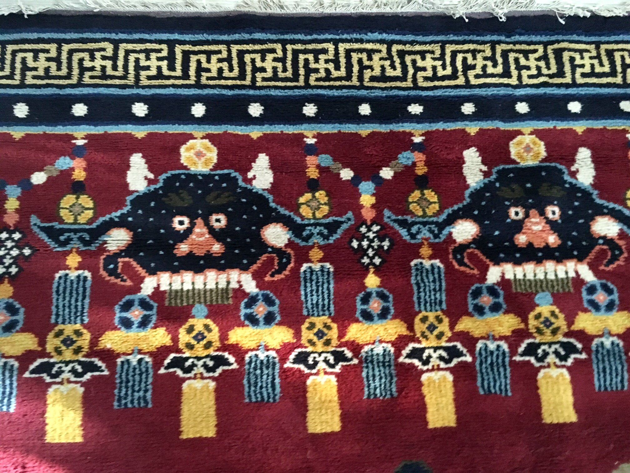 Tapis chinois Ningxia XXe siècle 148x490cm