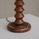 Deco Oak Turned Geometric Petite French Table Lamp