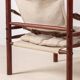 Arne Norell Sirocco Lounge Chair in Ash and Canvas, 1960s Sweden