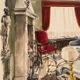 Painting decorative art interior architecture 30-50s