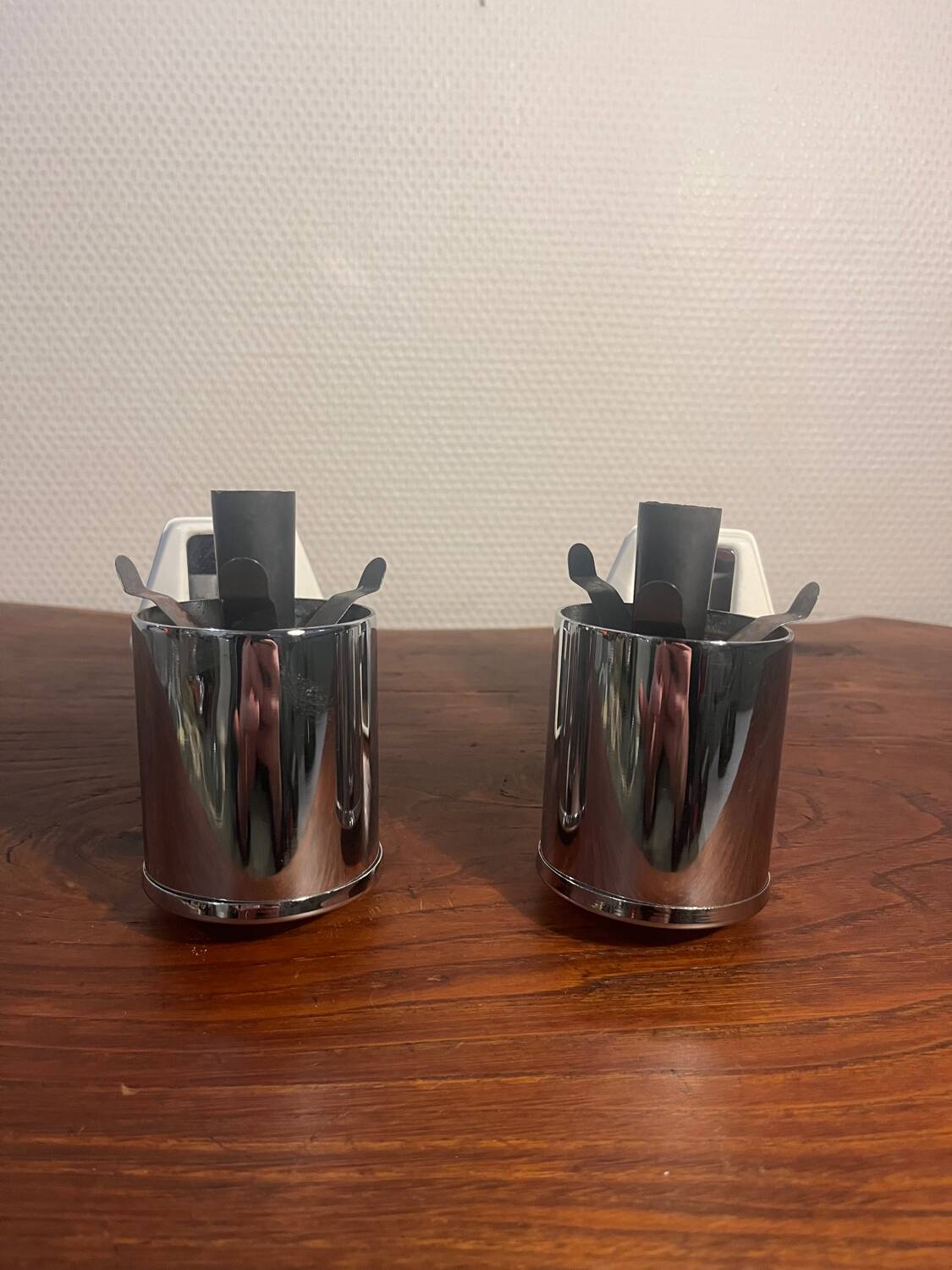 Pair of Space Age wall lights
