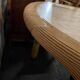 Table à manger en rotin et travertin Vivai del Sud, Italie, années 1960.