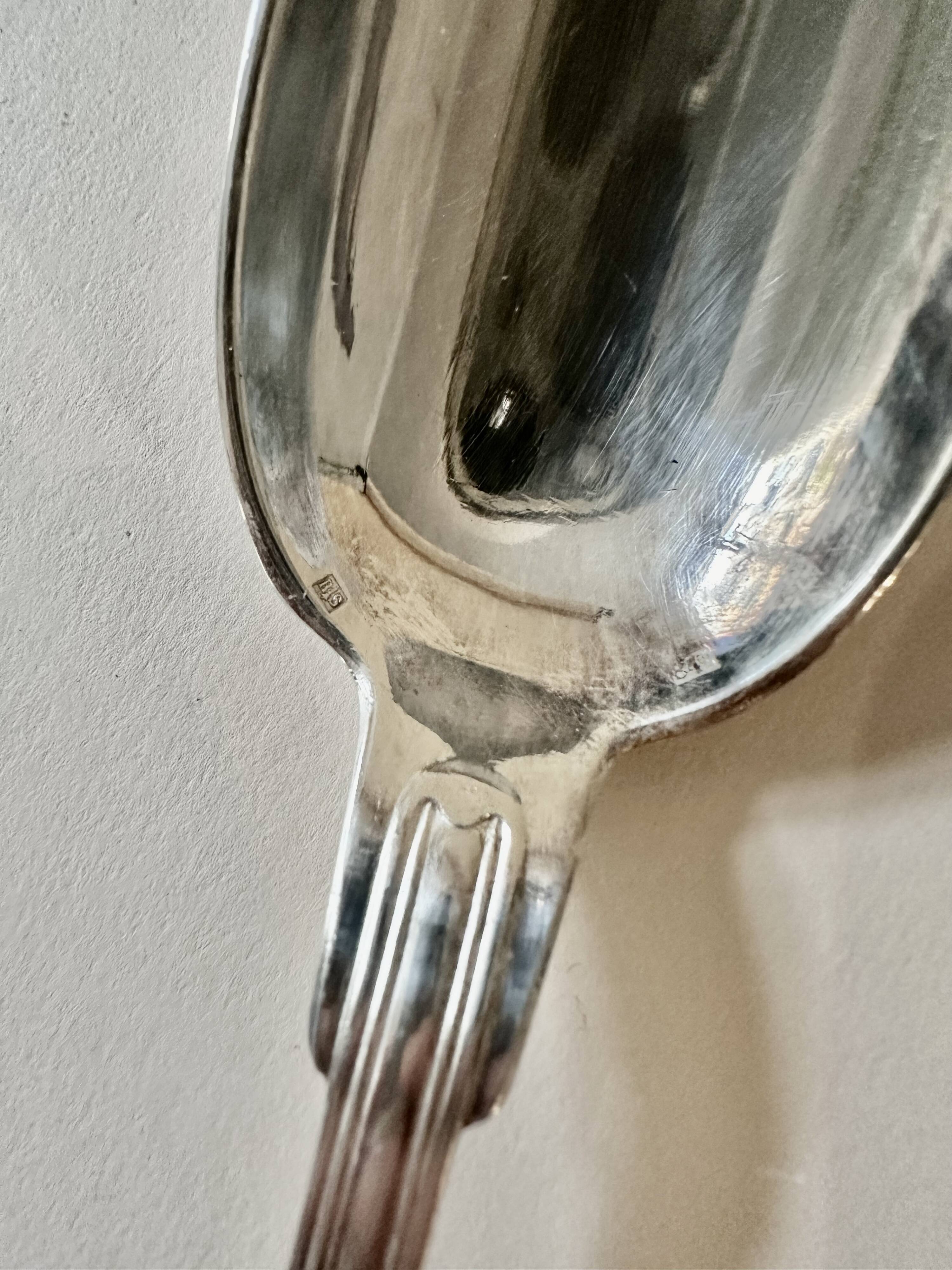 Twelve-piece silver-plated cutlery set