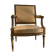 Louis XVI armchair in gilded wood carved and molded