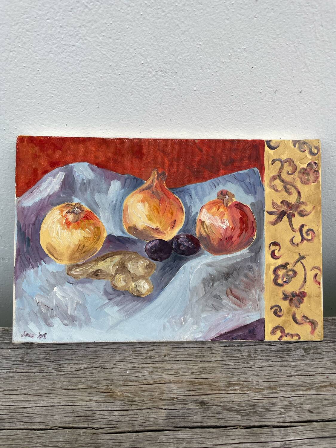 Still life oil painting