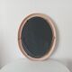 Vintage oval mirror from the 70s.