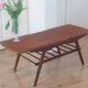 Table basse années 60 plateau réversible