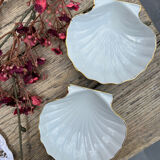 Lot 2 porcelain shells Hôtel de Crillon