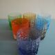 6 vintage whisky glasses Geoffrey Baxter Whitefriars