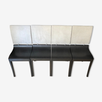 Lot of 4 chairs "Finn" by Thibault Desombre for Ligne Roset