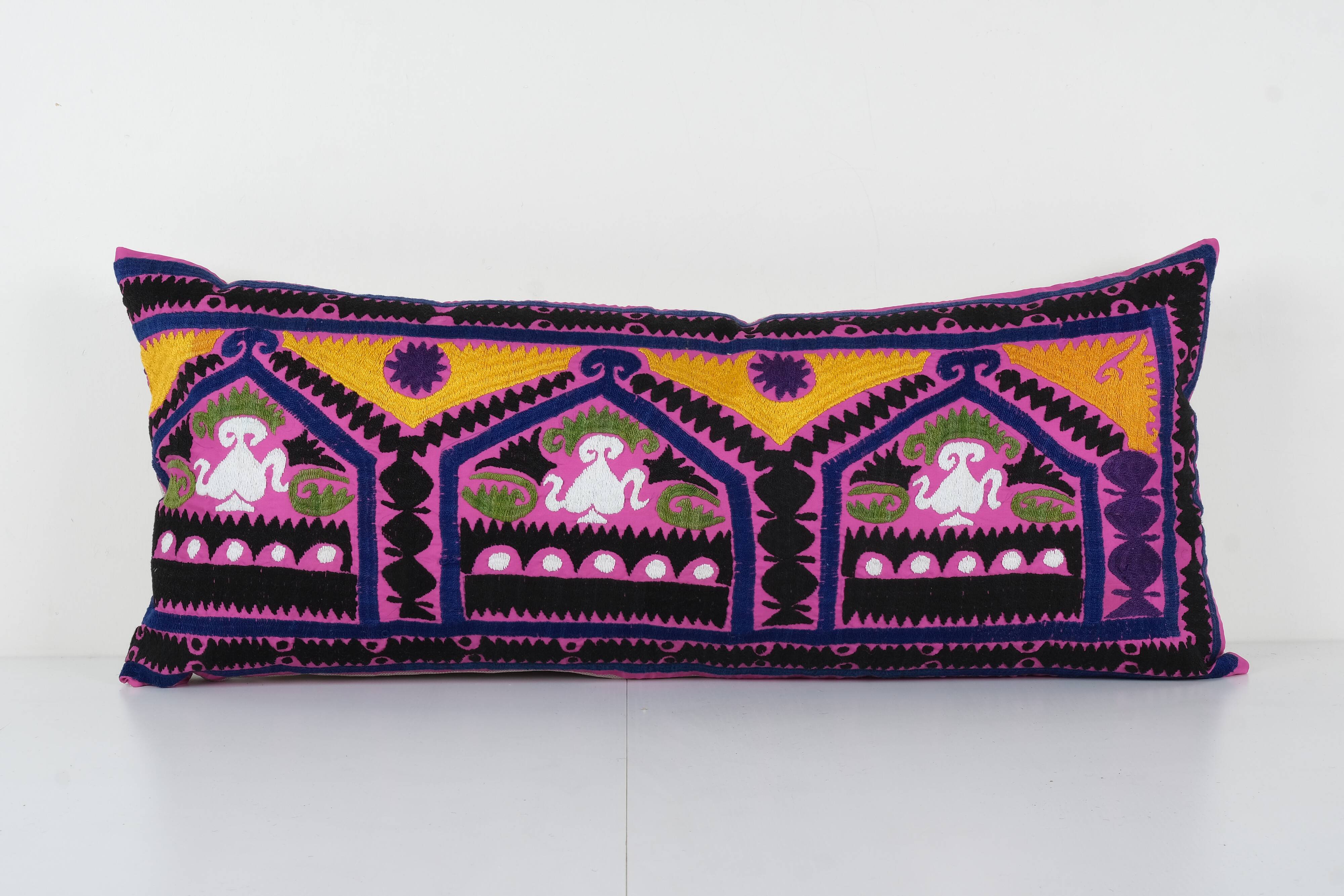 Turkish Suzani cushion cover