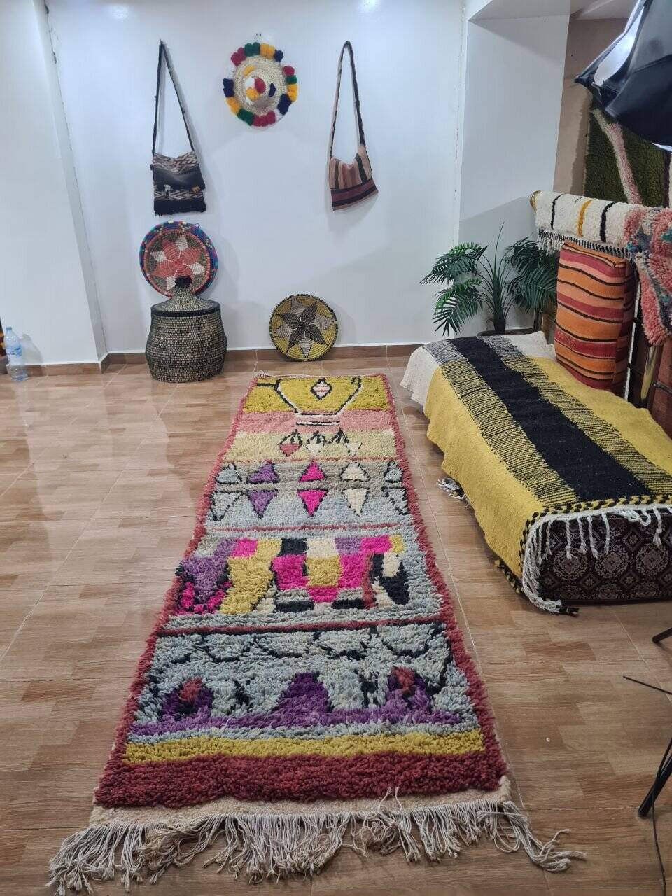 Handmade Berber hallway rug