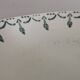Old compotier iron earth gien green garland 1900-1930