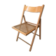 Chaise pliante cannée