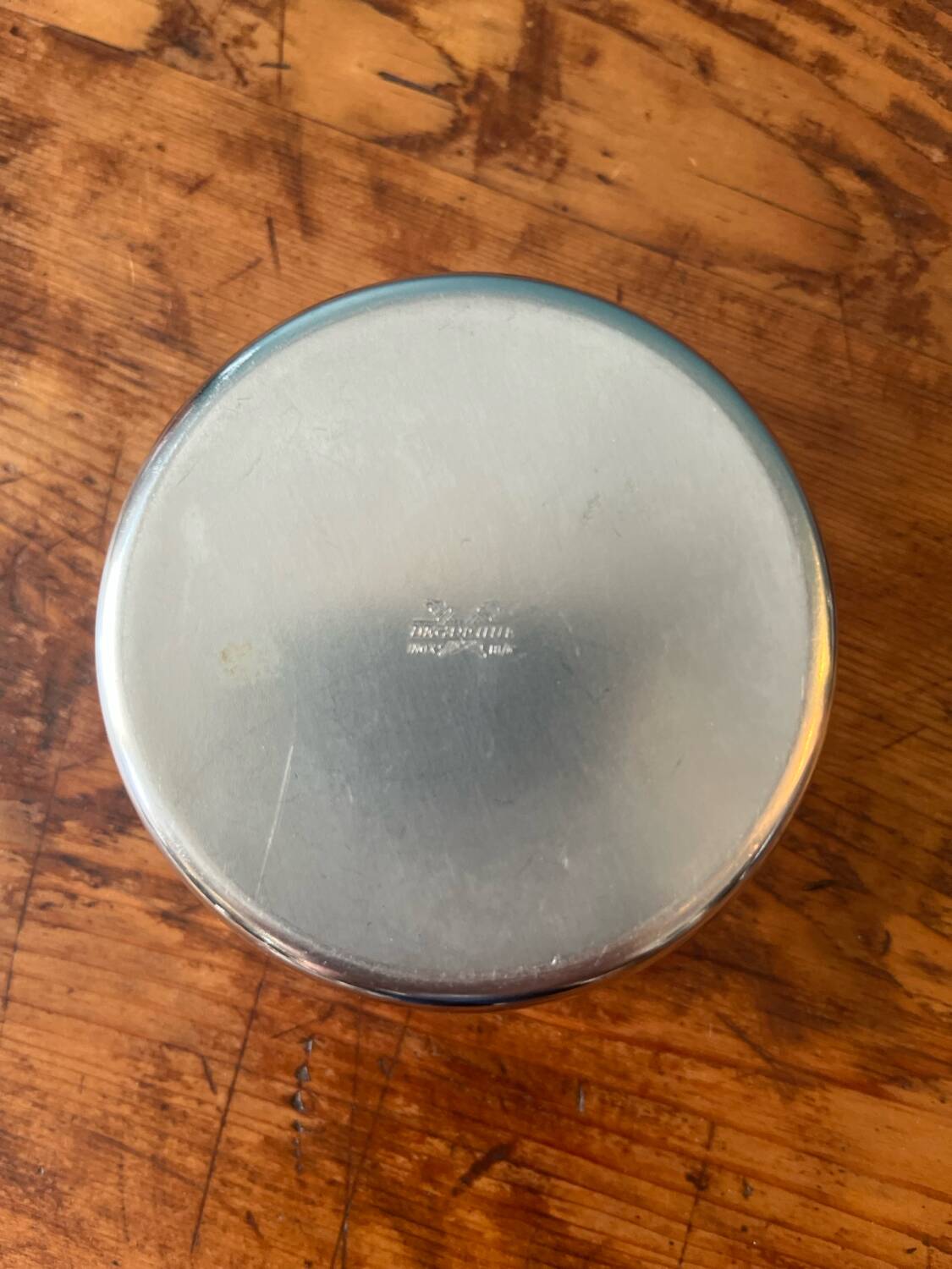 Metal sugar bowl Guy Degrenne France