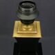 Baccarat, black crystal lamp base