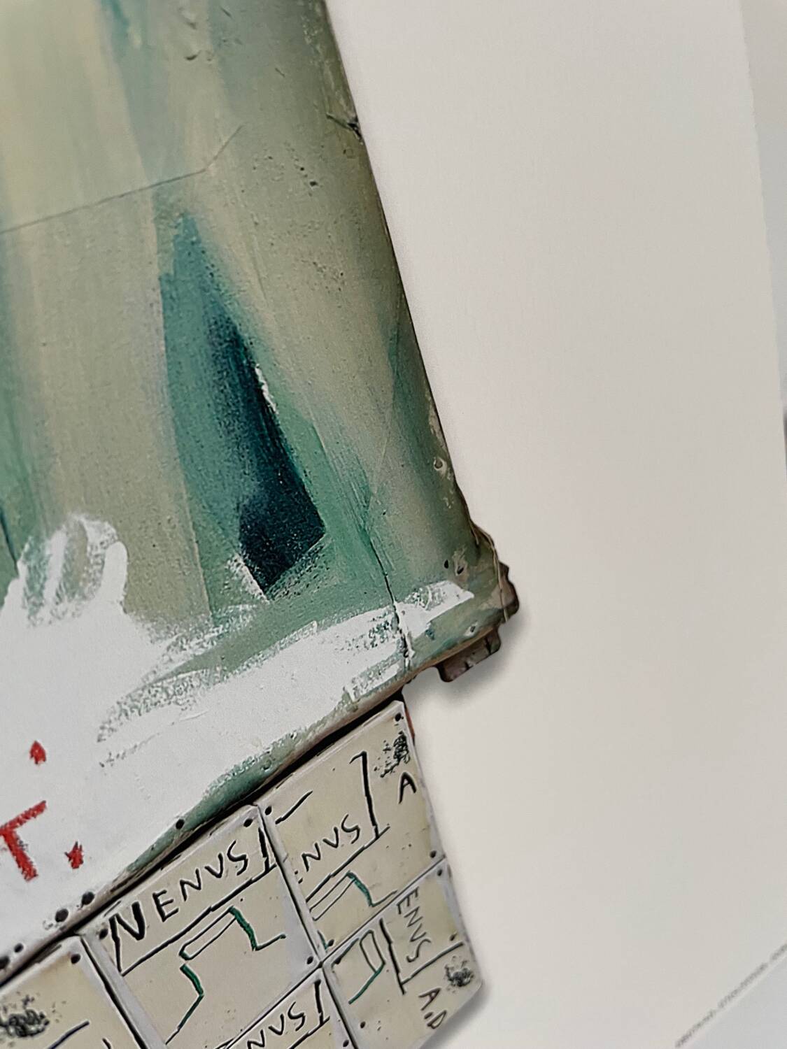 Jean Michel Basquiat (1960-1988) Piscine Versus the Best Hotels,1982, Licensed by Artestar NY