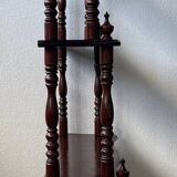 Library - turned wooden shelf