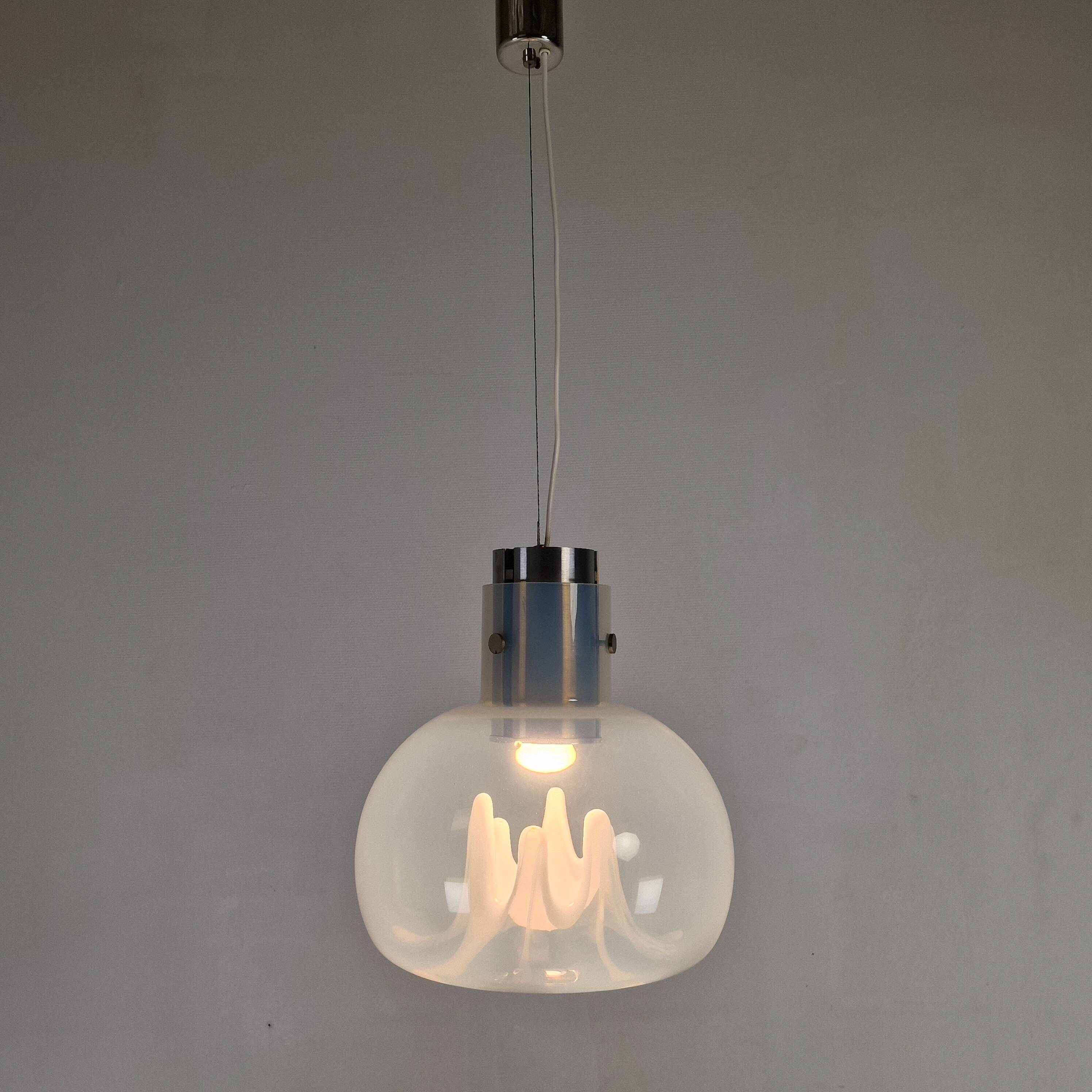 Murano Glass Pendant by Toni Zuccheri for VeArt, Italy 1970s