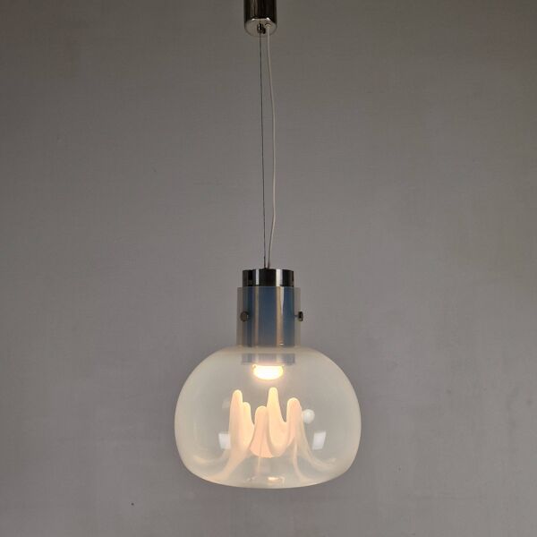 Suspension en verre de Murano par Toni Zuccheri pour VeArt, Italie 1970